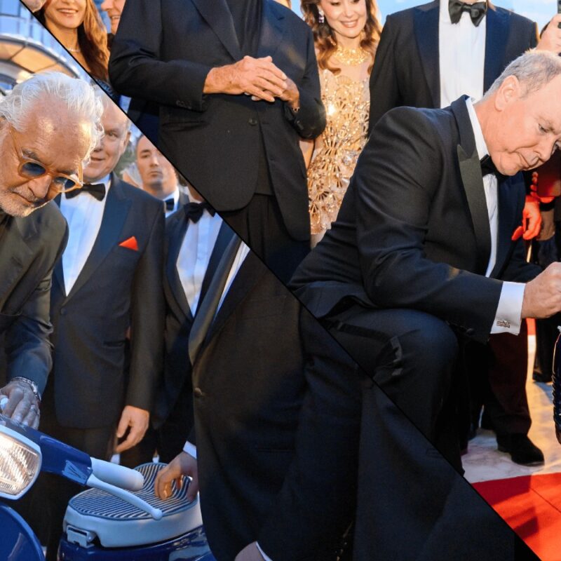 Presentazione Vespa Ocealia Monaco firma