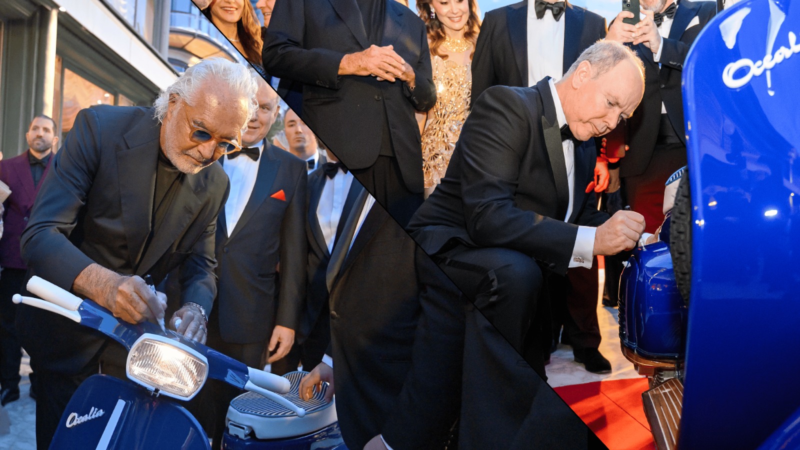 Presentazione Vespa Ocealia Monaco firma